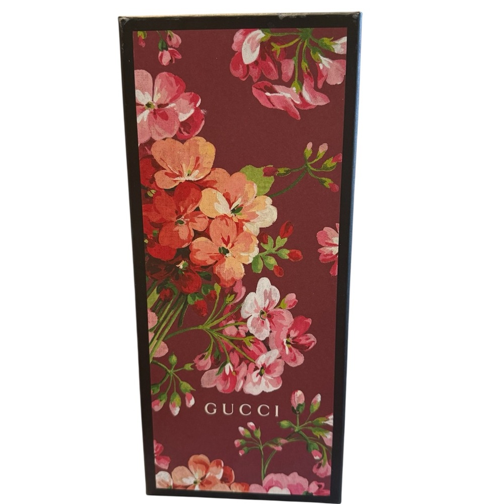Gucci Floral Shoe Box Burgundy Bloom Print Authentic w/ Card